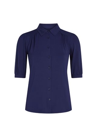 King Louie - Carina Blouse - Viscose Light - Beacon Blue